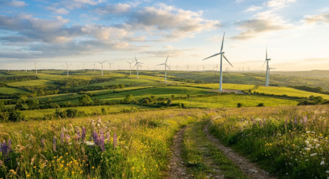Hybrid Solar and Wind Energy Generation Infrastructure by Arya Enterprises