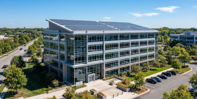 Figure 1.0: Commercial Utility-Scale Photovoltaic Installation deployed by ARYA Enterprise (42 MW capacity).